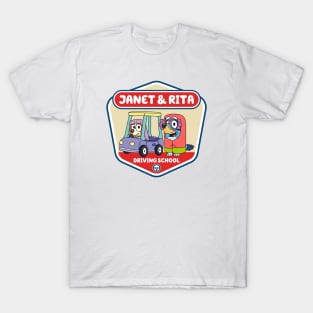 Janet and Rita Driving School, Bluey Grannies T-Shirt